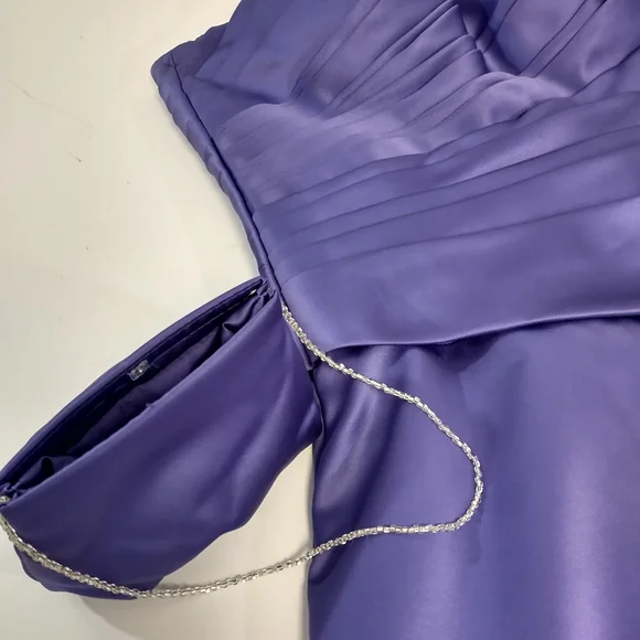 Modern Maids Collection A-line Maxi-Length Prom Wedding Party Dress Size 10 - Picture 5 of 11